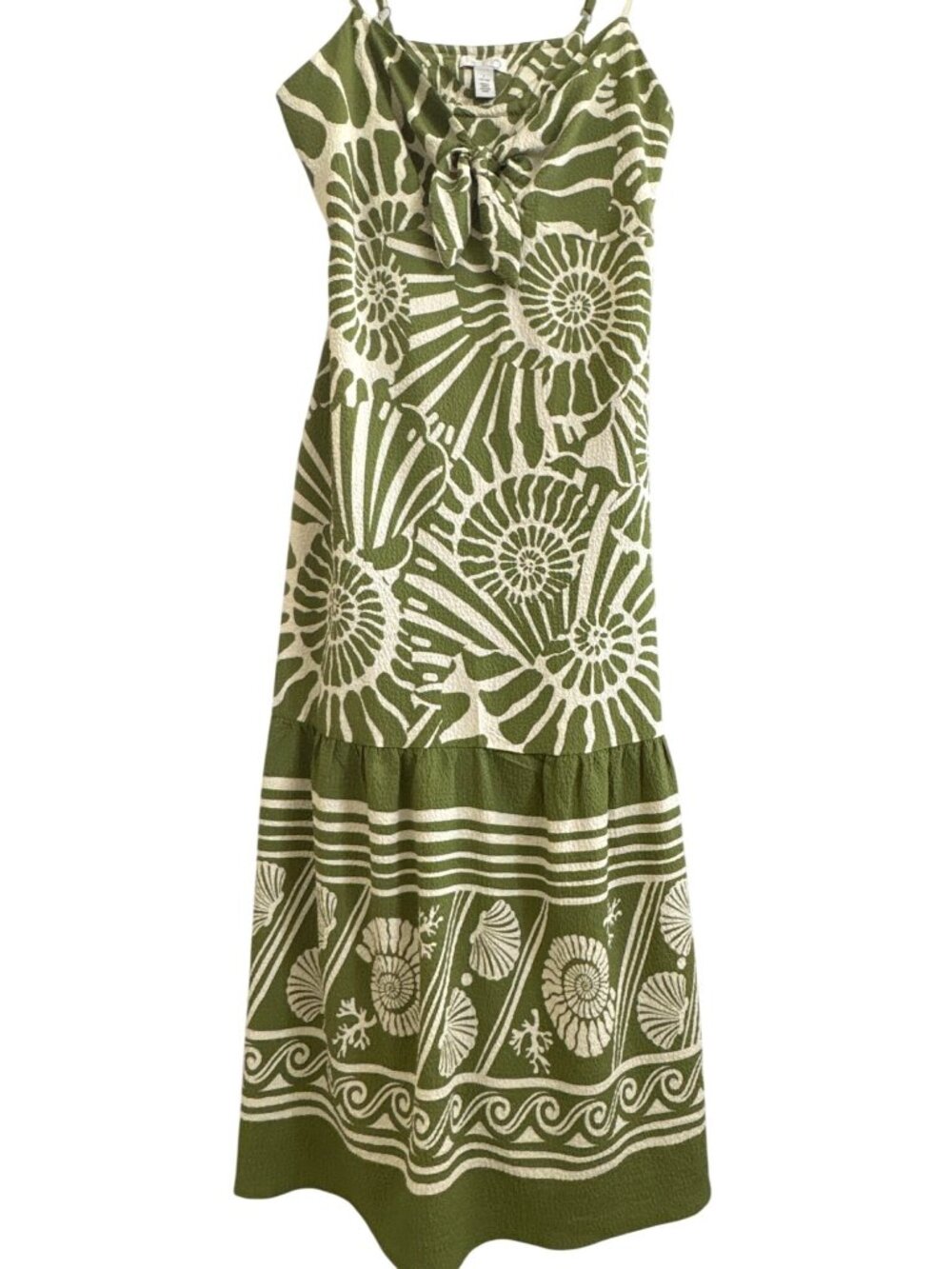 Sofia Vergara Women's Tie Front Maxi Dress - Large (12-14)